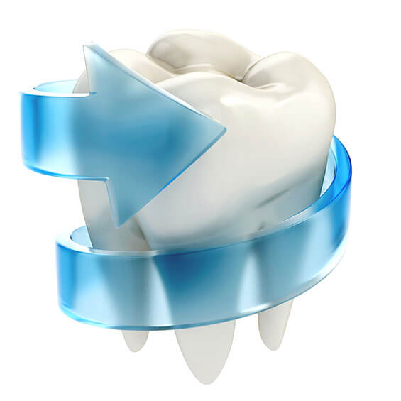 An image representing the total care of a tooth by a dentist in Etobicoke, ON